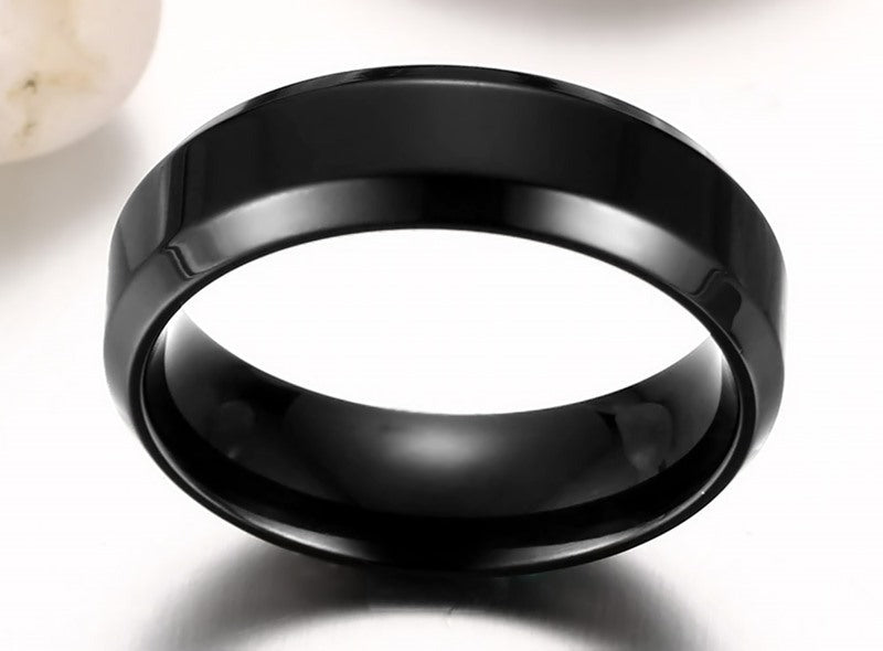 Simple Personalized Ring Stainless Steel Fashion Jewelry