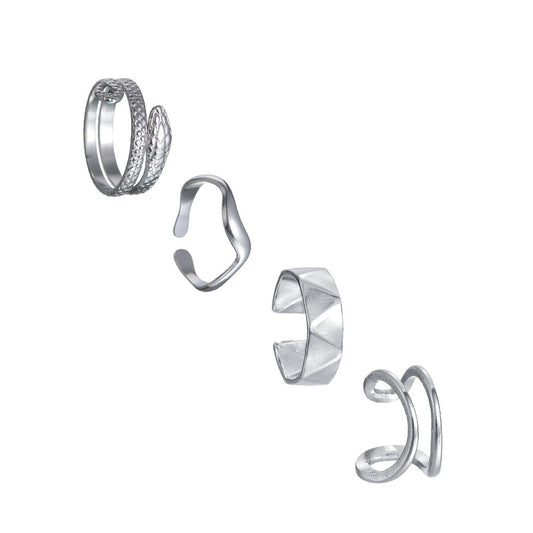 Planderful Genie Hip Hop Ring Open Design For Hip Hop Fans