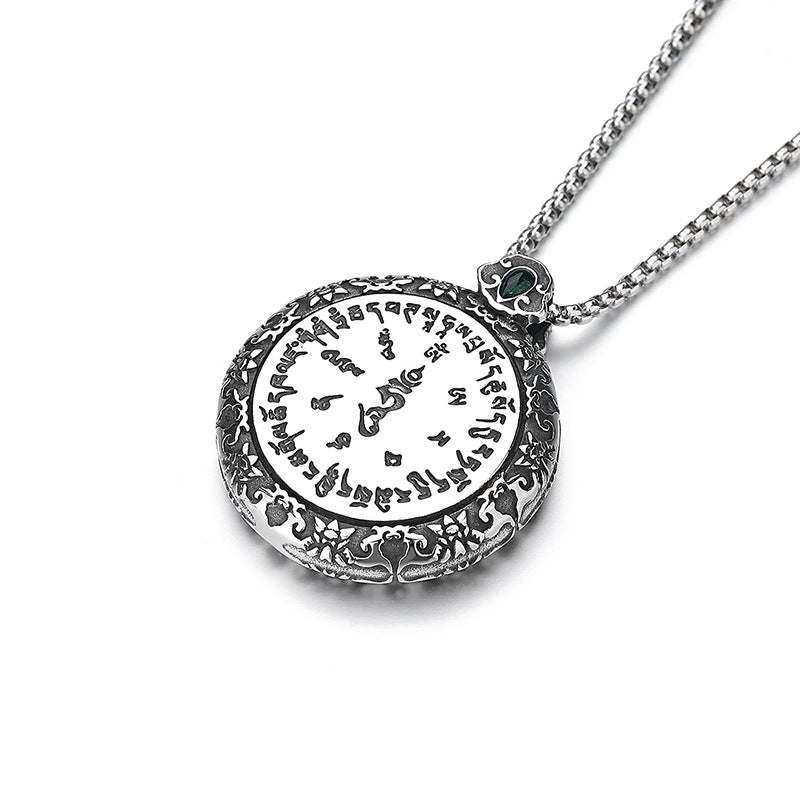 Steel Necklace – Statement Eight Guardians Zodiac Amulet