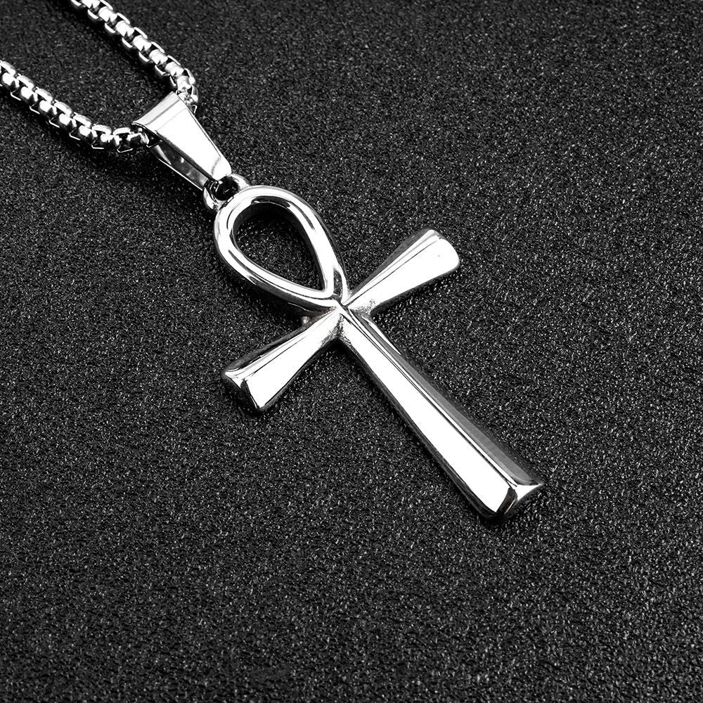 Wholesale European and American Jewelry Anka Cross Pendant for Men