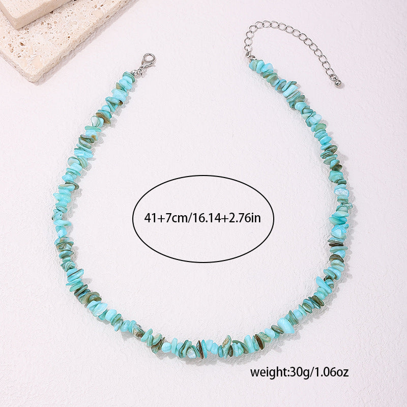 Colorful Glass Stone Necklace Set in Vienna Verve Collection