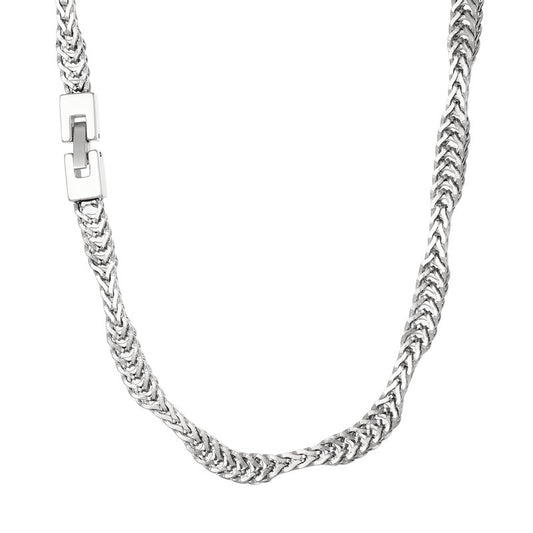 Niche Design Creative Snake Bone Chain, Irregular Wavy Men's Titanium Steel Necklace