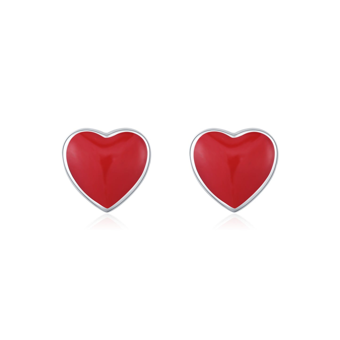 Planderful Everyday Genie Heart Stud Earrings – Charming Sweetheart Design