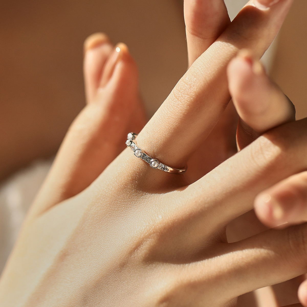 925 Sterling Silver Classic Pearl Ring