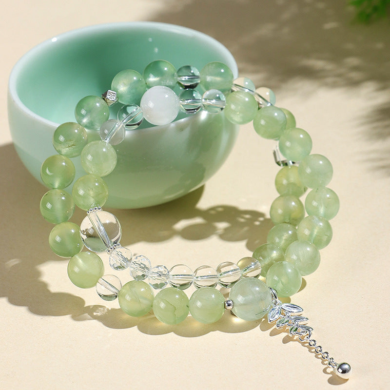 Planderful Fortune's Favor Bracelet – Elegant White Crystal Design