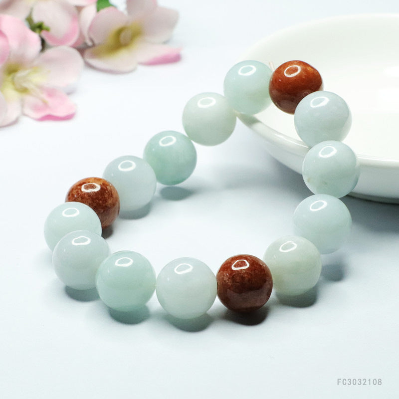 Jadeite Multicolor Treasure Bead Beaded Bracelet