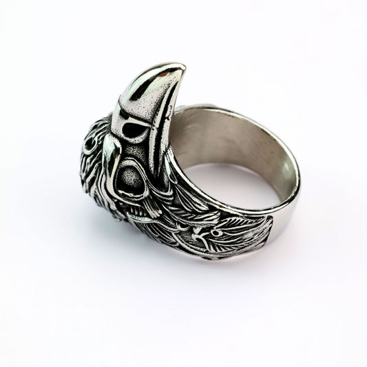 Vintage Eagle Stainless Steel Men's Ring