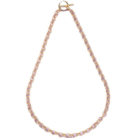 Trendy Hip-Hop Circle Necklace with Minimalist Design