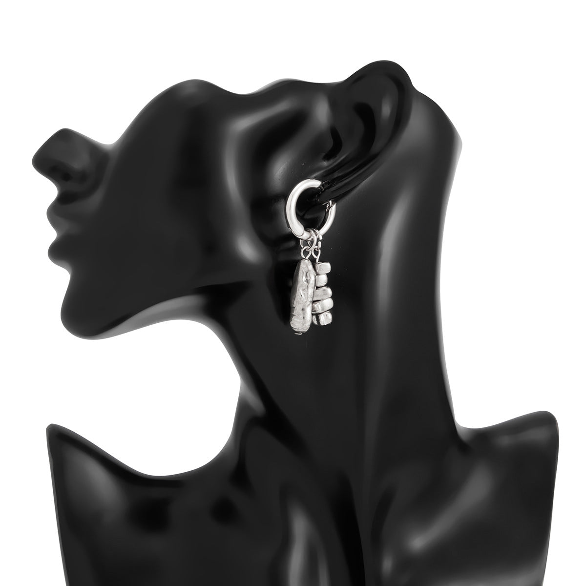 Planderful Titanium Steel Earrings Asymmetric Fringed Statement For Modern Women Vienna Verve