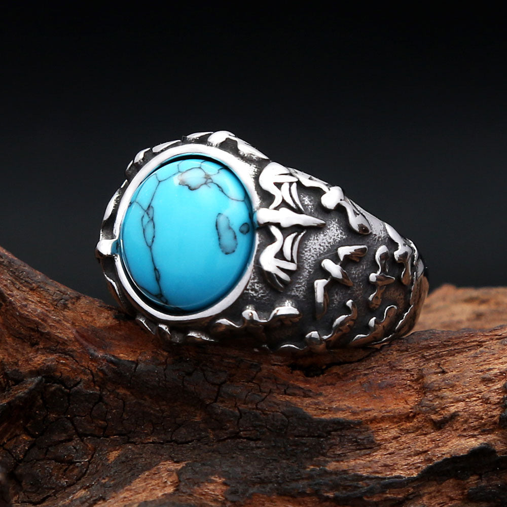 Mens Ring Titanium Steel Personalized Dark Bat Eye Ring For Men Planderful Everyday Genie