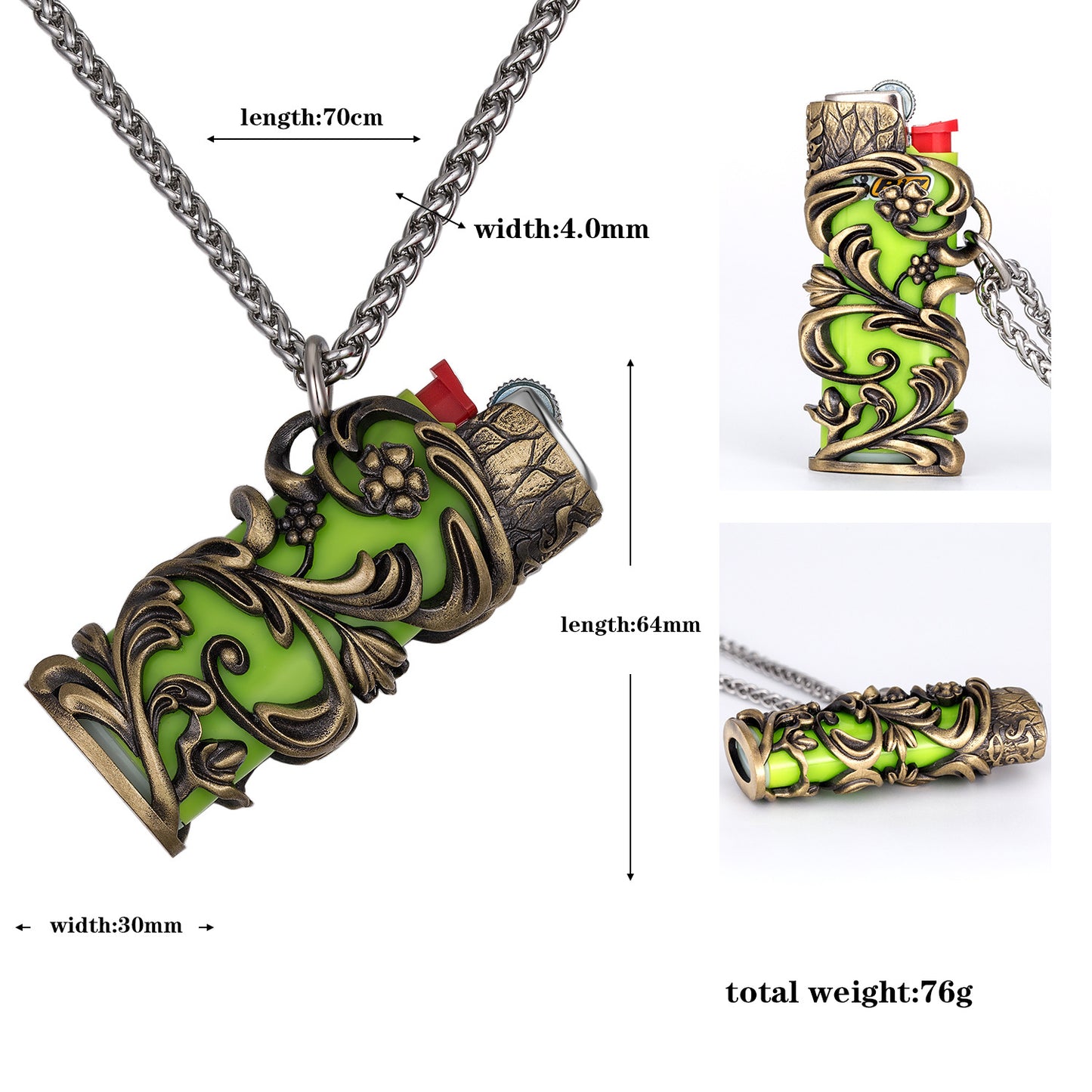 Steel Necklace - Elegant Everyday Genie