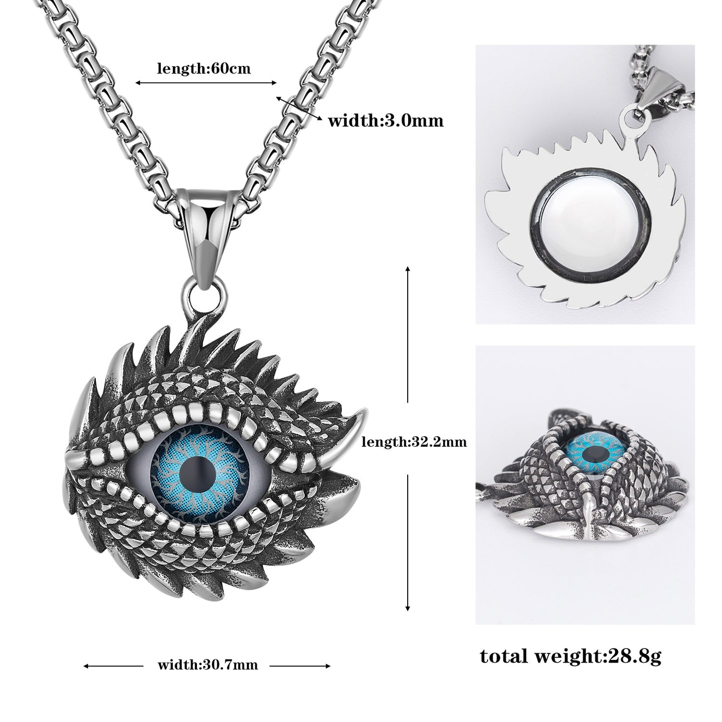 Devil's Eye Necklace - Statement Hip Hop