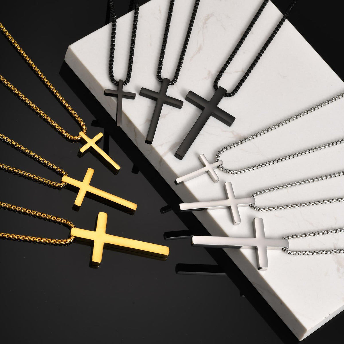 Stainless Steel Cross Necklace