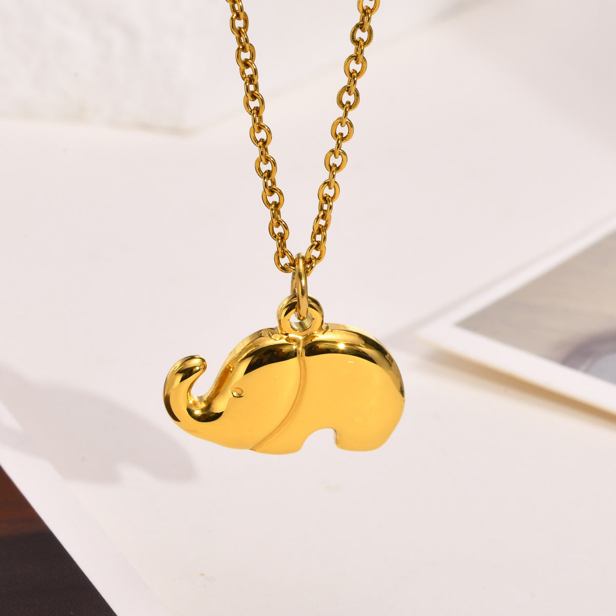 Simple Light Luxury Baby Stainless Steel Necklace Unisex