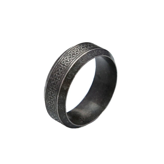 Vintage Viking Stainless Steel Men's Ring