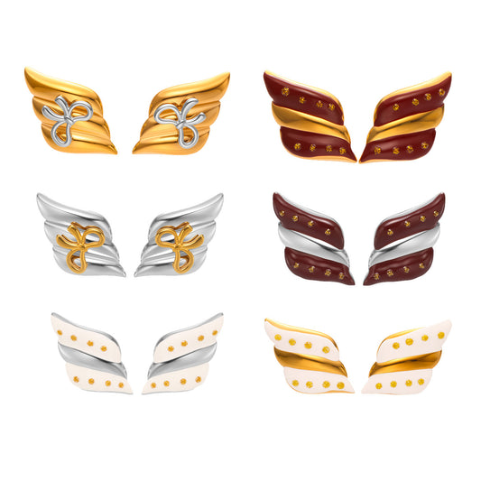 Planderful Geometric Color Matching Drip Earrings For Women