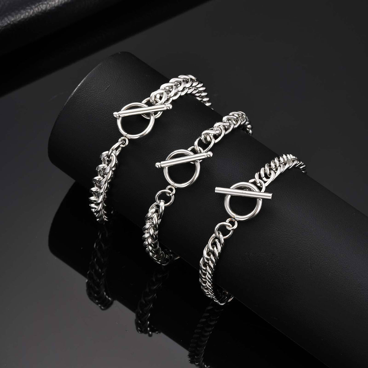 Cuban Chain Minimalist Stainless Steel Bracelet