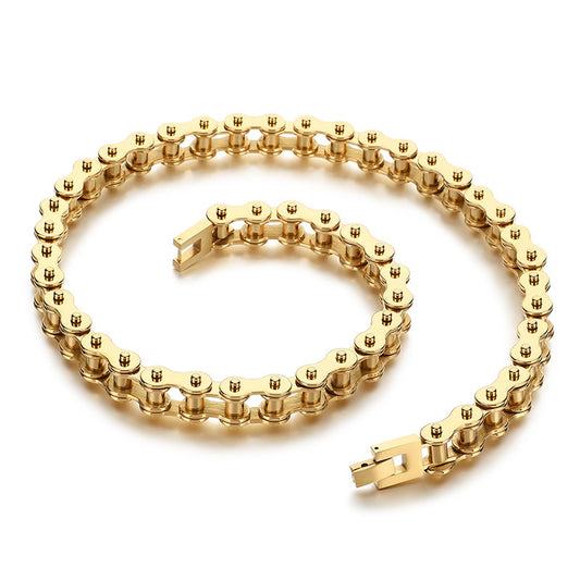 Planderful Personalized Bicycle Chain Necklace For Men