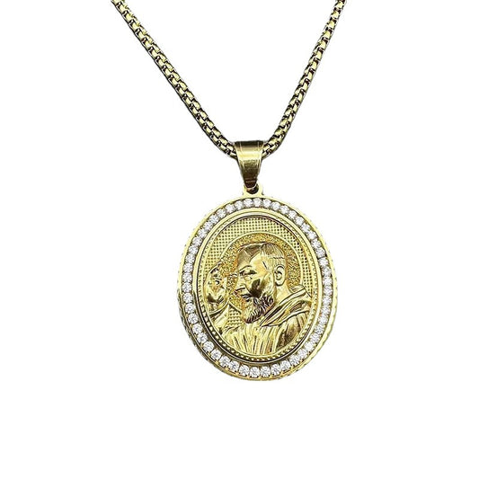 Zircon Necklace – Statement Hip Hop Pendant