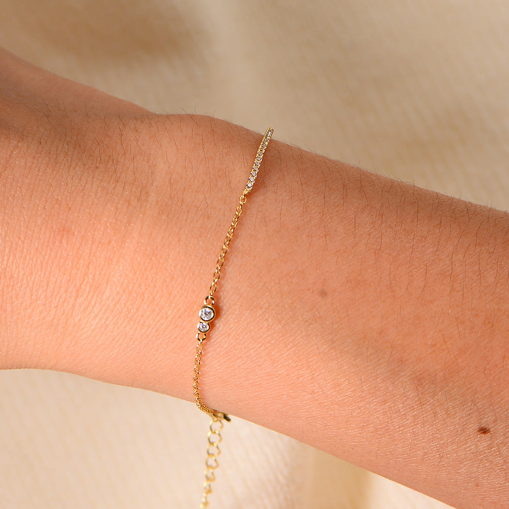 S925 Sterling Silver Bracelet Chain And Silver