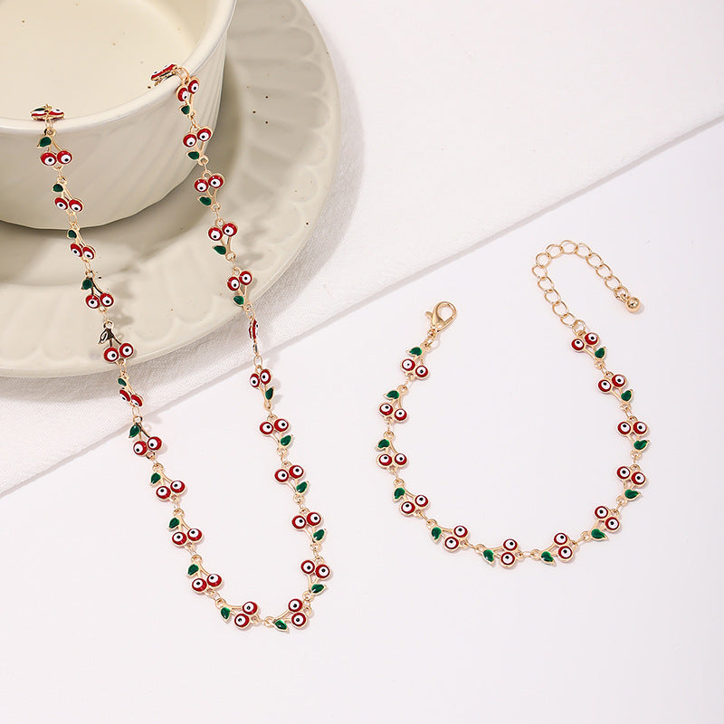 Summer Vibes Cherry Blossom Jewelry Set