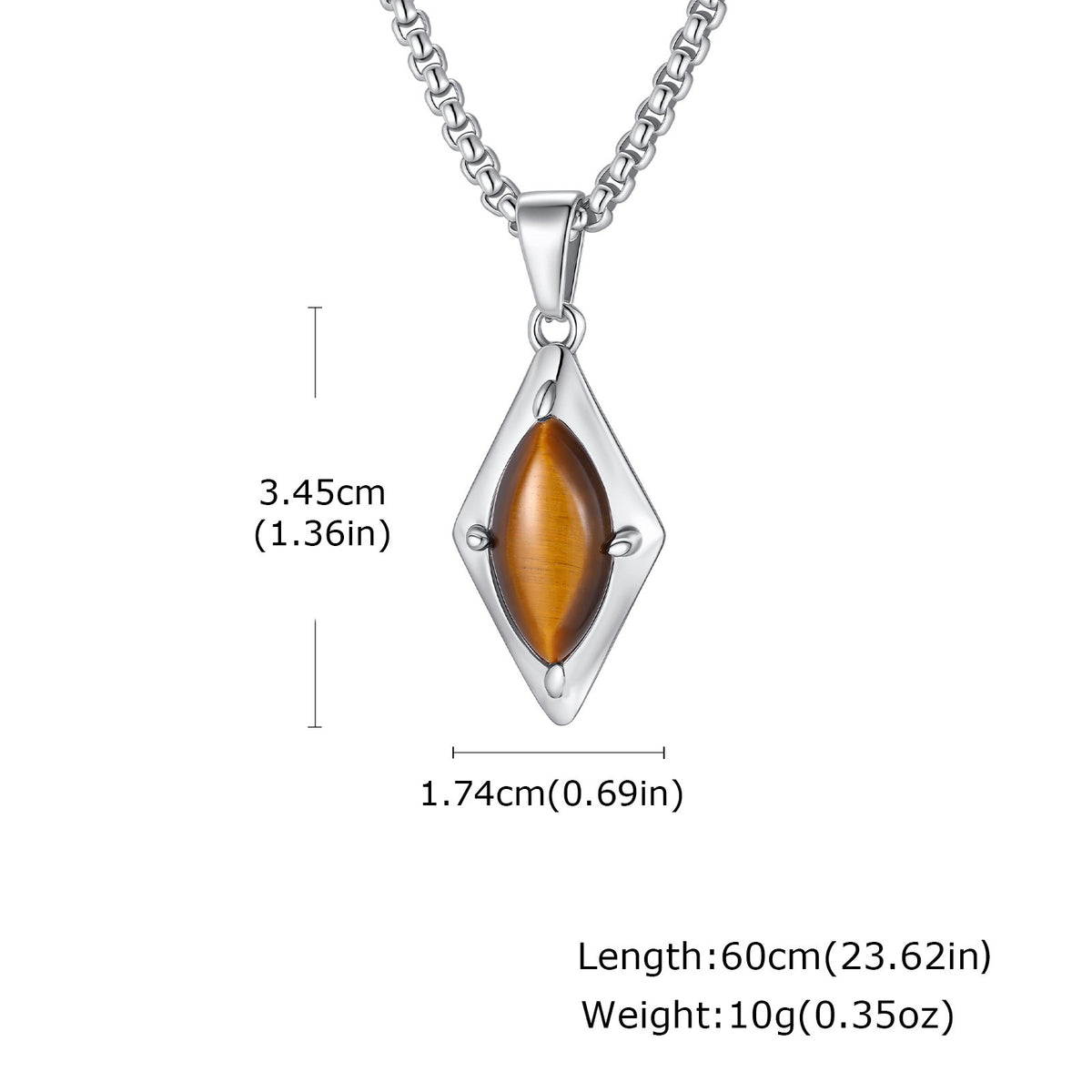 Tiger Stainless Steel Pendant for Men