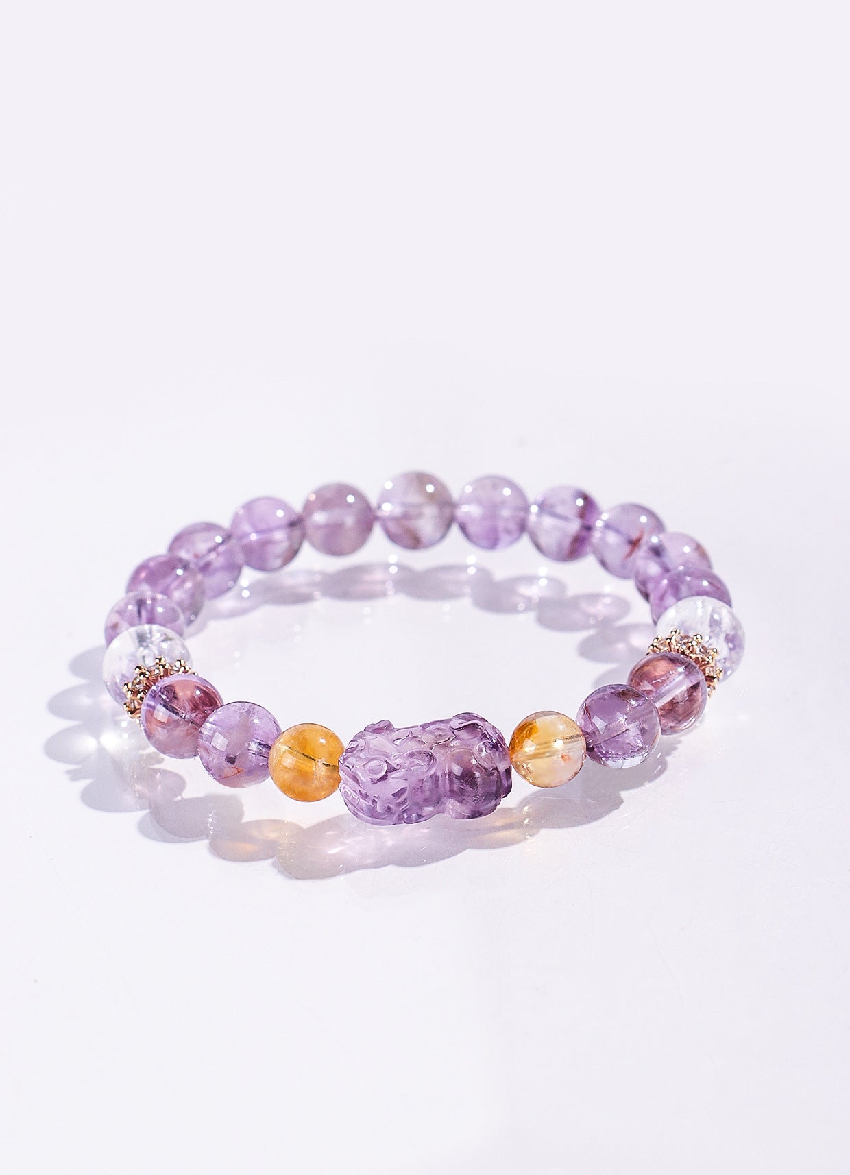 Planderful Fortune's Favor Amethyst Bracelet – Elegant Women's Fashion Accessory