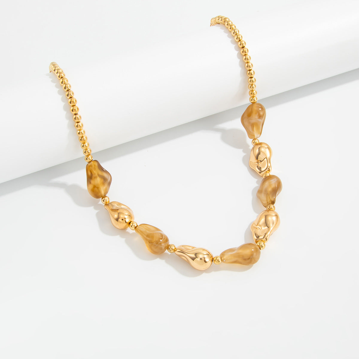 French Baroque Pearl Bead Necklace