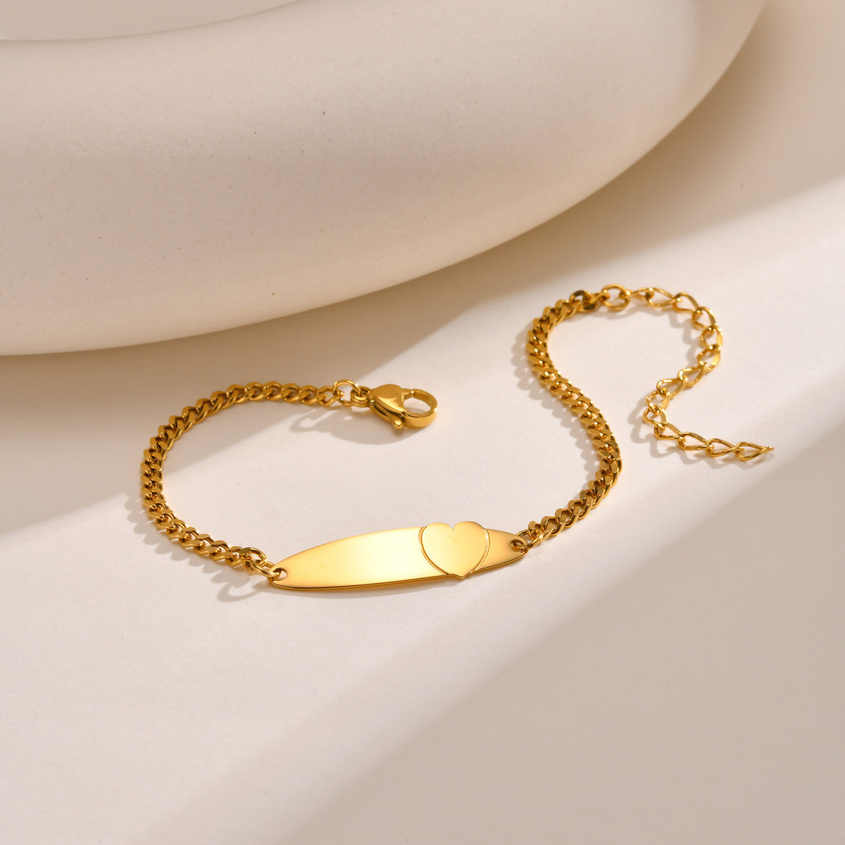 Heart Stainless Steel Bracelet for Women