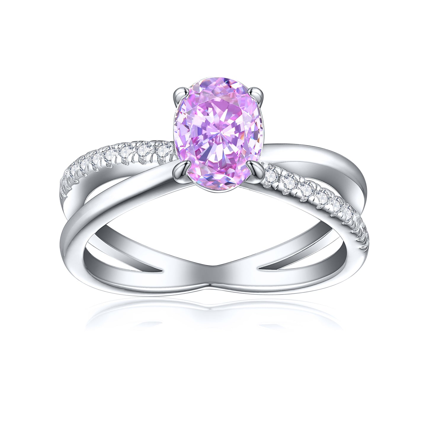 Premium 925 Sterling Silver 1.5ct Flame Ice Flower Cut Ring