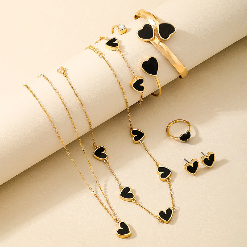 Planderful Heart Jewelry Set for Women Vienna Verve