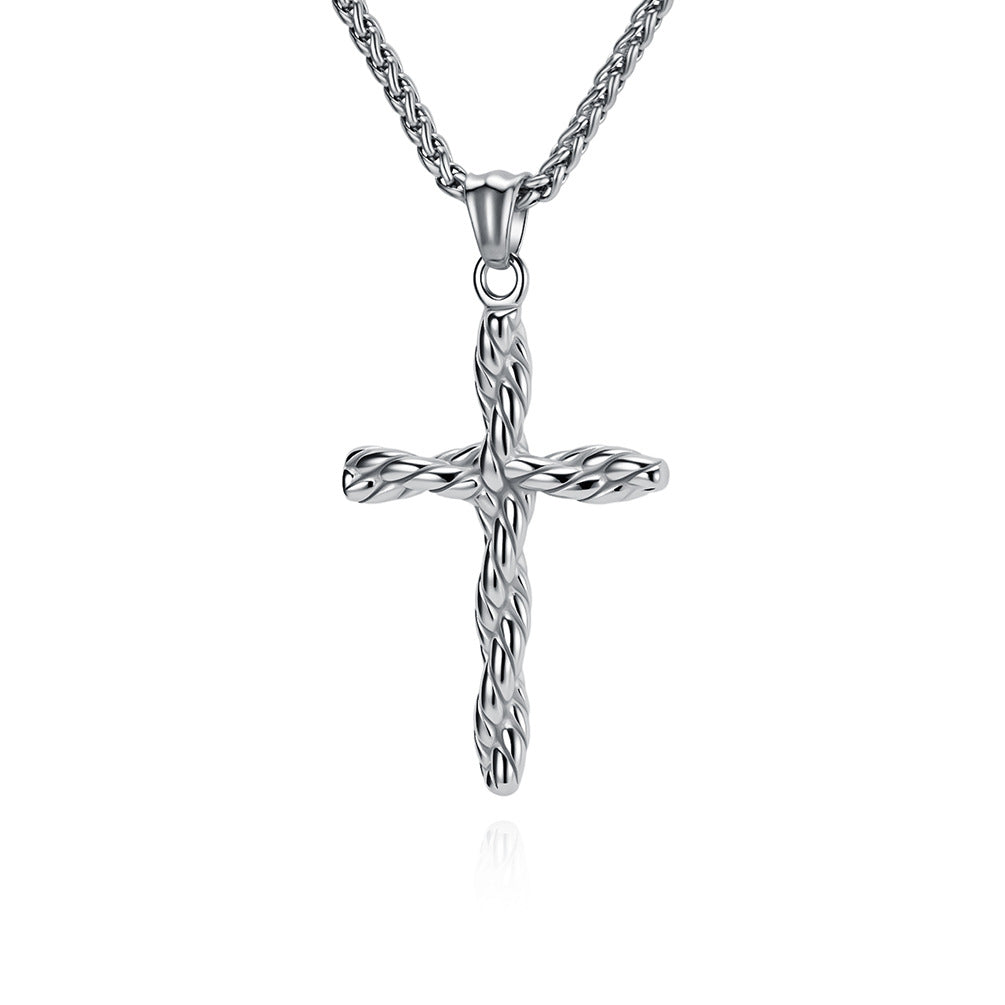 Stainless Steel Cross Necklace
