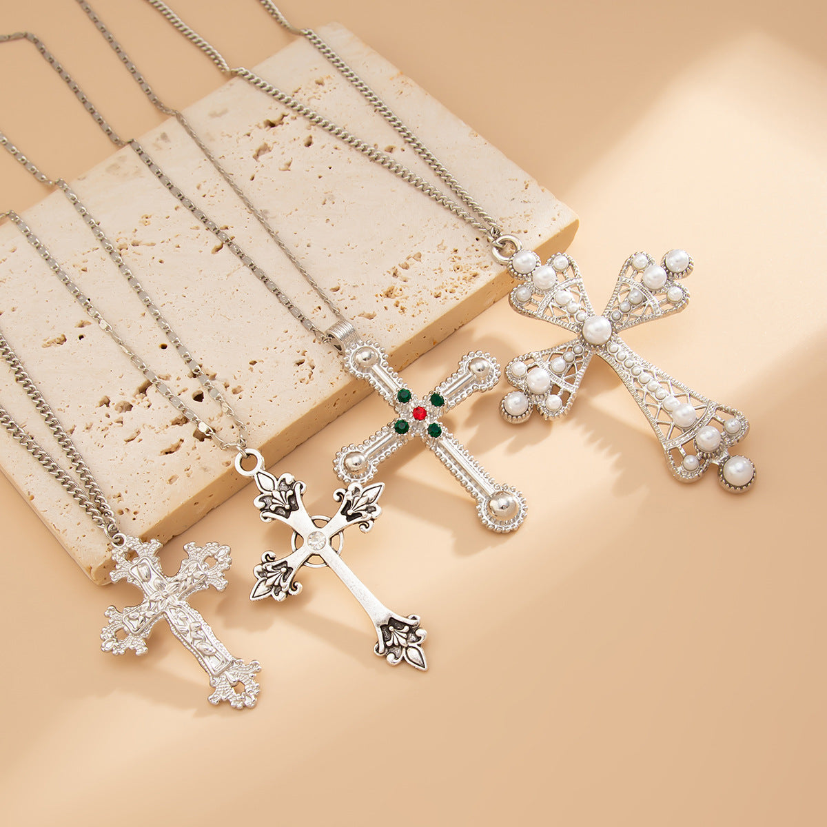 Planderful Vienna Verve Necklace – Exaggerated Multi-Layer Hip-Hop Design