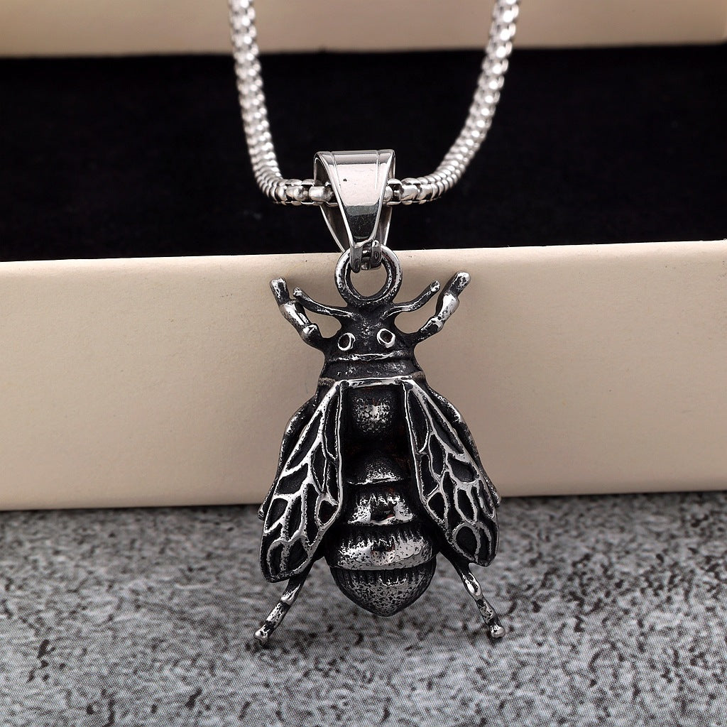 Punk Vintage Stainless Steel Men's Pendant Necklace