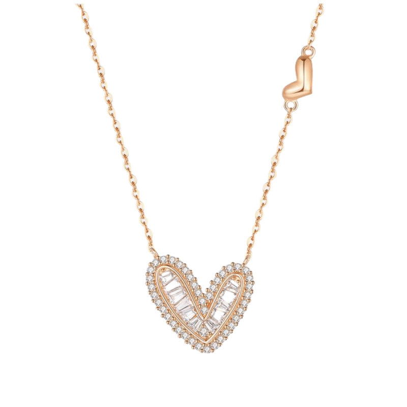 Romantic Love Autumn and Winter Necklace 925 Sterling Silver