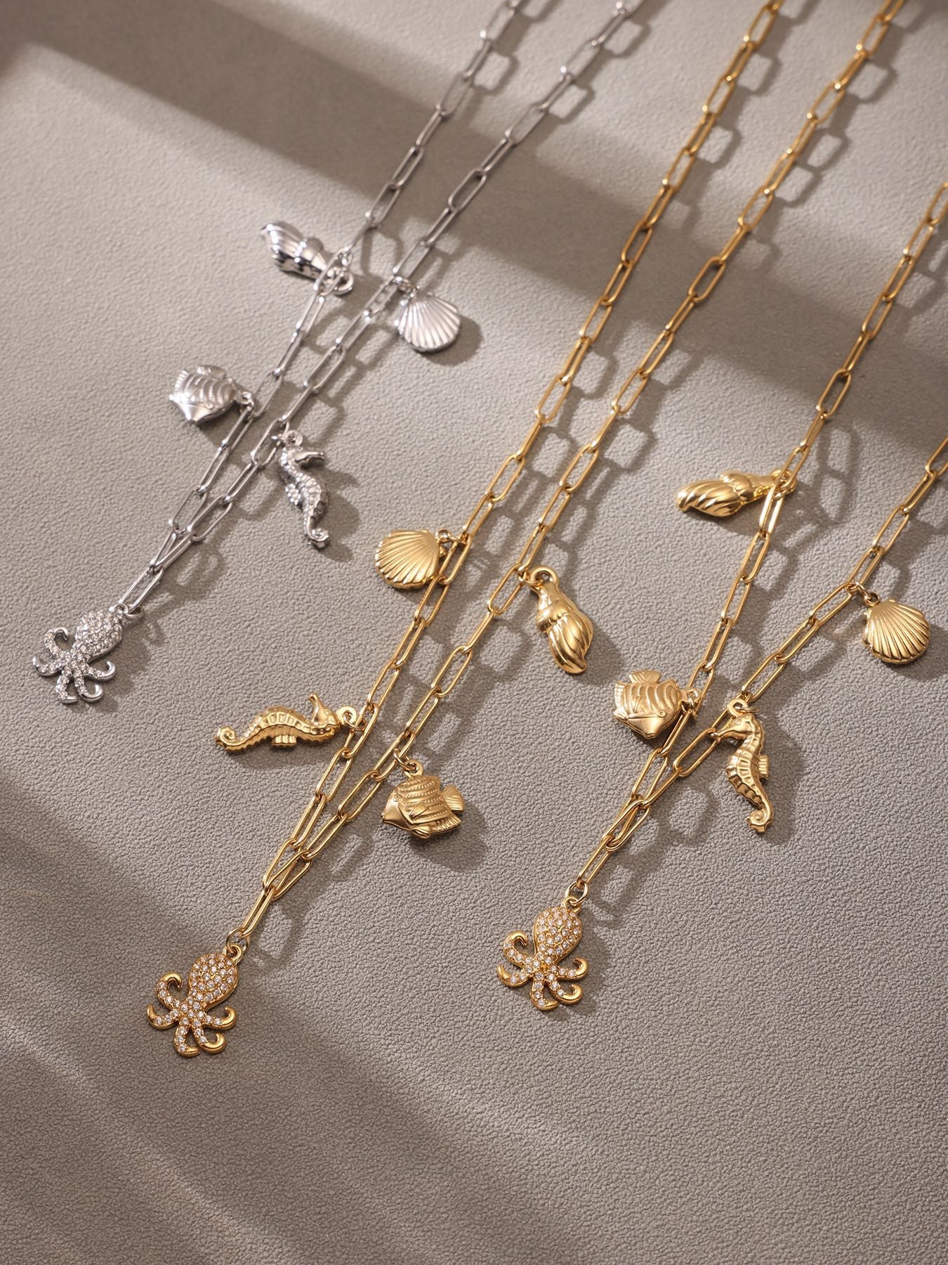 Planderful Premium Ocean Octopus Necklace For Women Steel