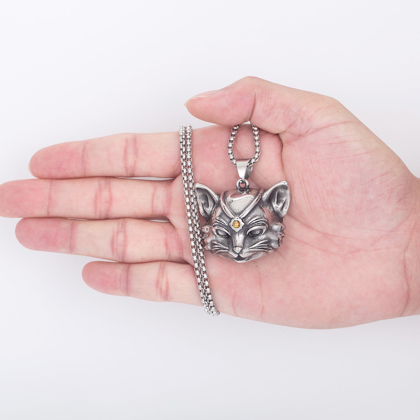 Steel Necklace – Statement Everyday Genie Collection By Planderful Jewelry For Bold Streetwear Style