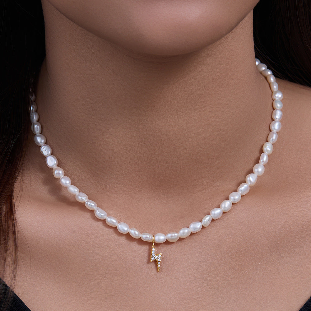 Style Beaded Necklace Elegant Atmosphere Freshwater Aquaculture Pearl