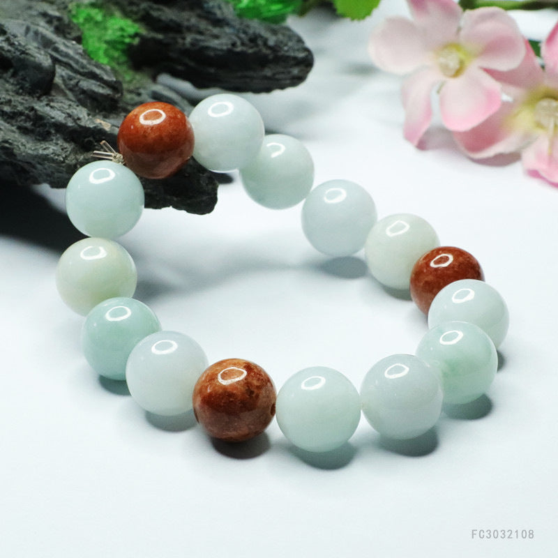 Jadeite Multicolor Treasure Bead Beaded Bracelet