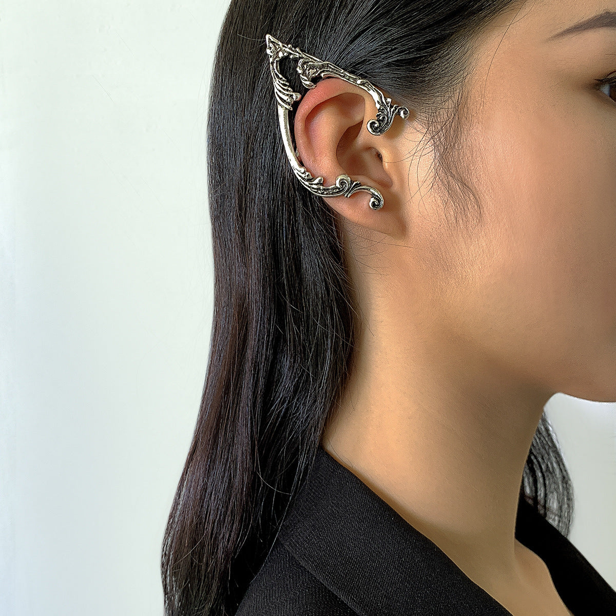 Planderful Halloween Outline Earrings For Women Retro European American Elf Studs Dark Wind Versatile Statement
