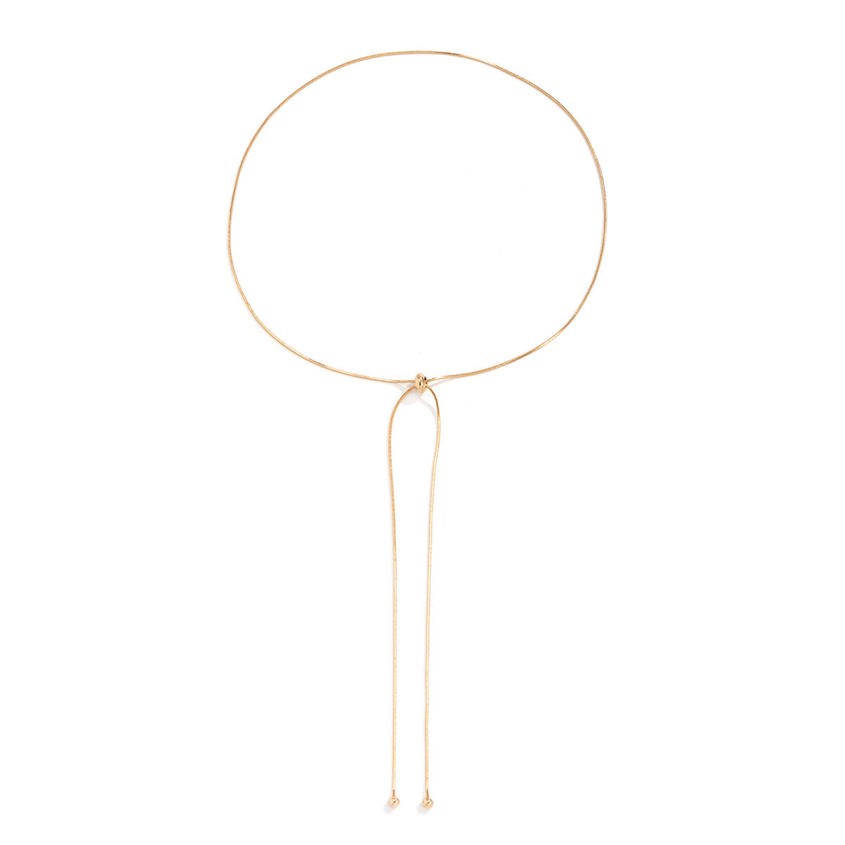 Planderful Vienna Verve Versatile Adjustable Box Chain Necklace For Women Long Fringed Metal Statement Jewelry