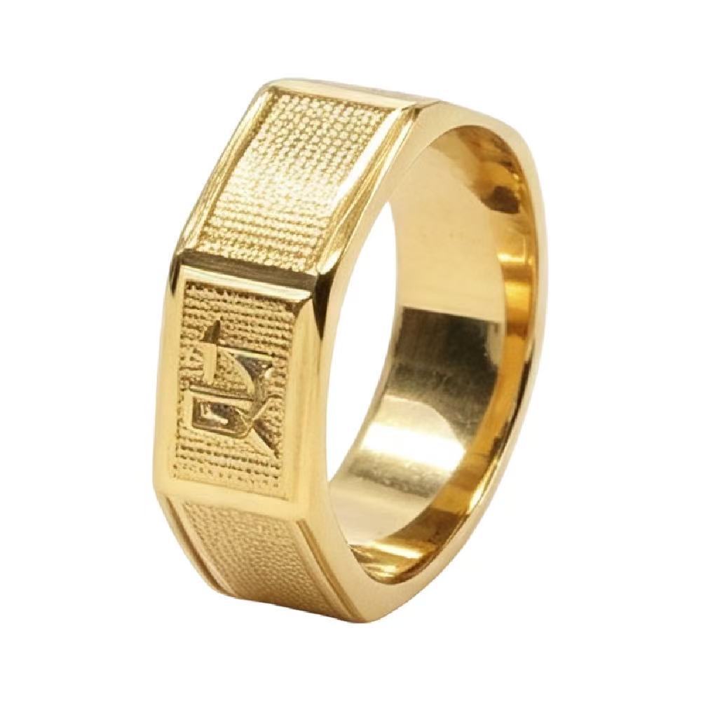 Chinese Character Titanium Steel Ring