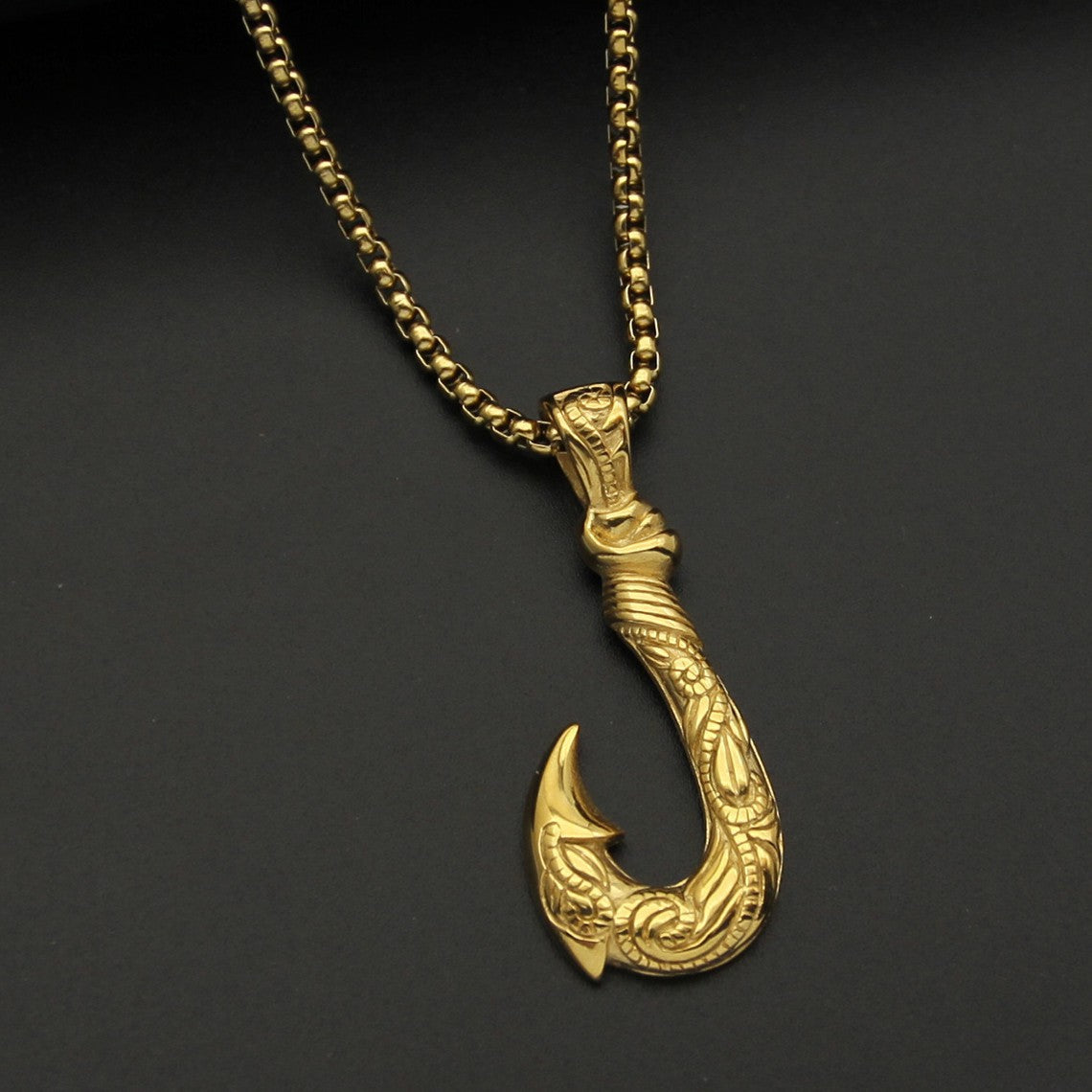 Planderful Stainless Steel Viking Ship Pendant For Men Unisex Necklace With Anchor Hook Symbol Protection And Statement
