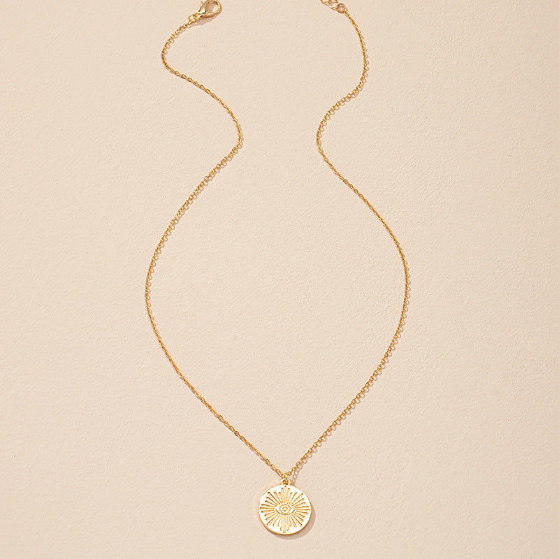 Sunlit Serpent: Personalized Minimalist Snake Necklace with Collarbone Chain