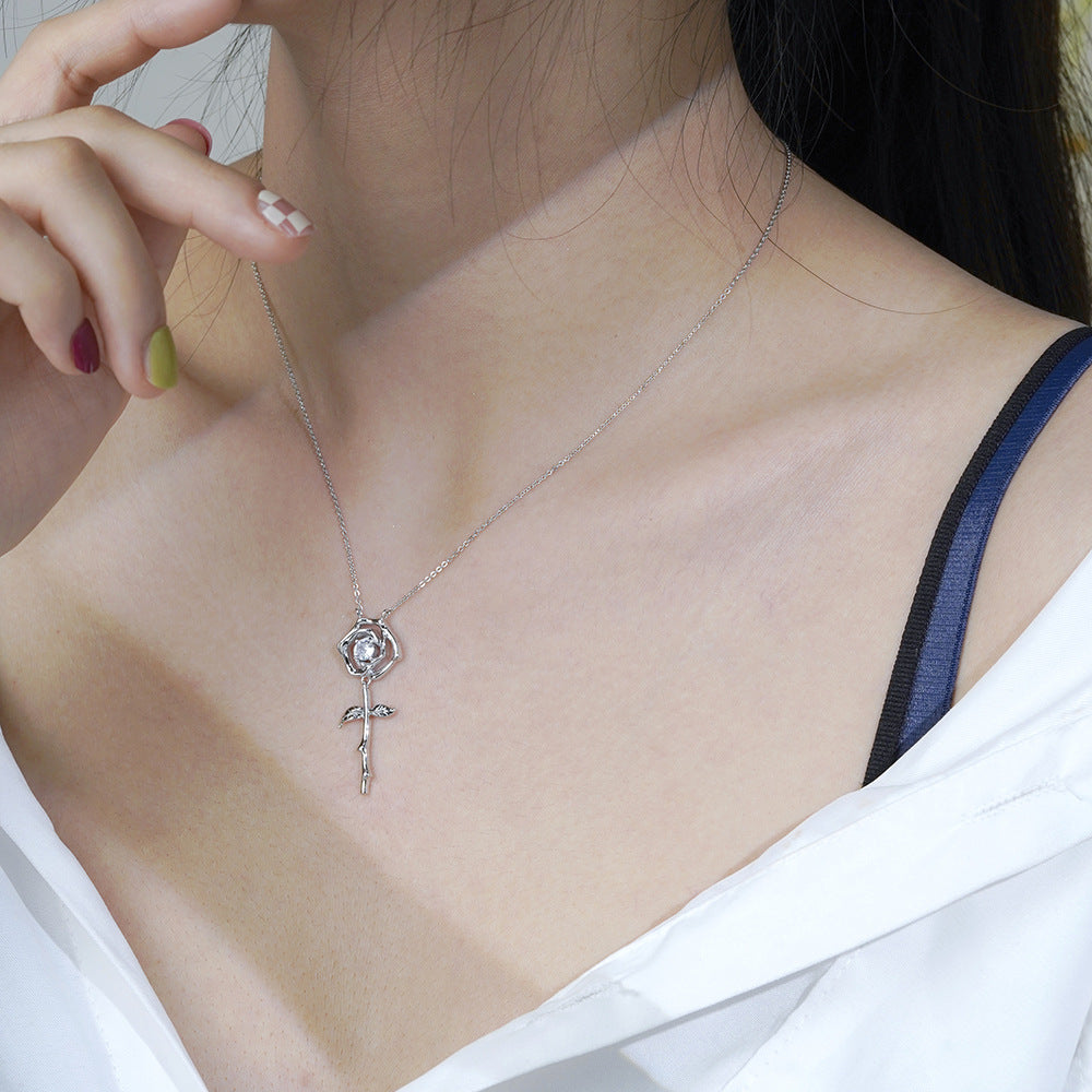 Niche Premium Sense s925 Sterling Silver Little Prince Necklace