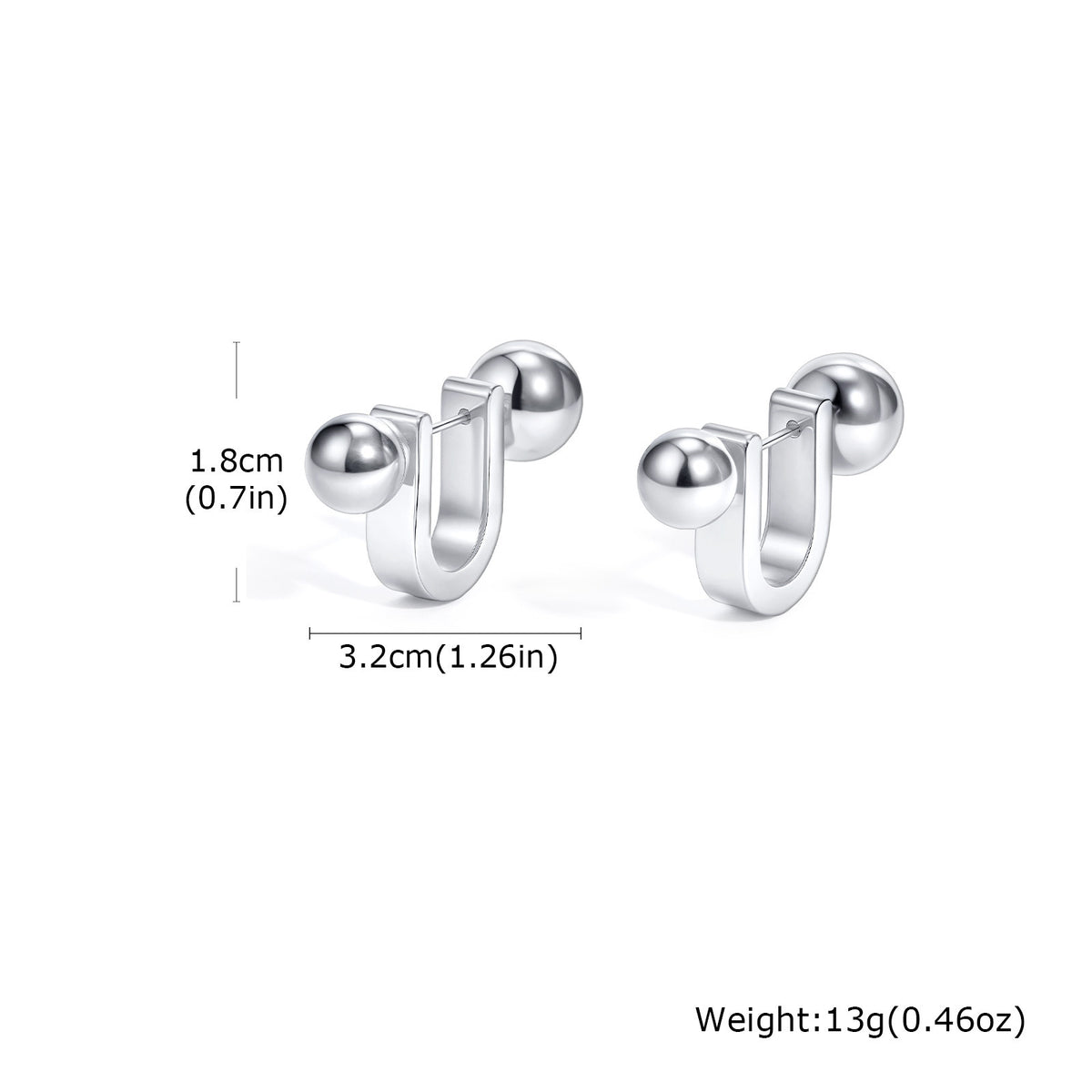 Stainless Steel Earrings — Gold or Silver Tone