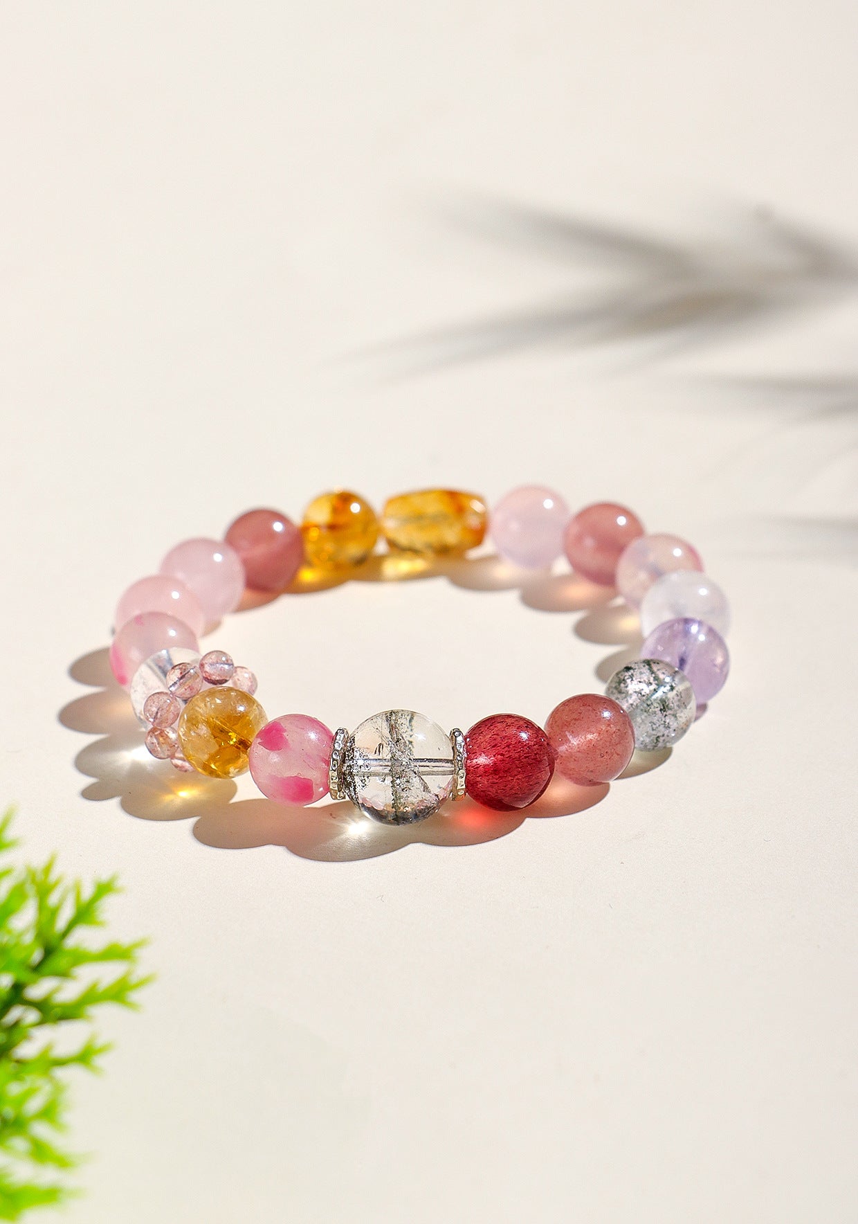 Planderful Fortune's Favor Bracelet – Fresh and Sweet Strawberry Crystal Design