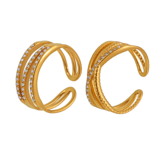 Planderful Everyday Genie Adjustable Zircon Ring Women