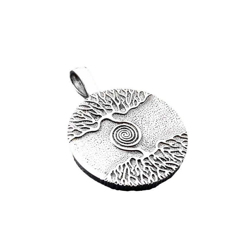 Nordic Viking Tree of Life Titanium Steel Pendant for Men and Women, Wholesale European and American Jewelry