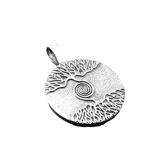 Nordic Viking Tree of Life Titanium Steel Pendant for Men and Women, Wholesale European and American Jewelry